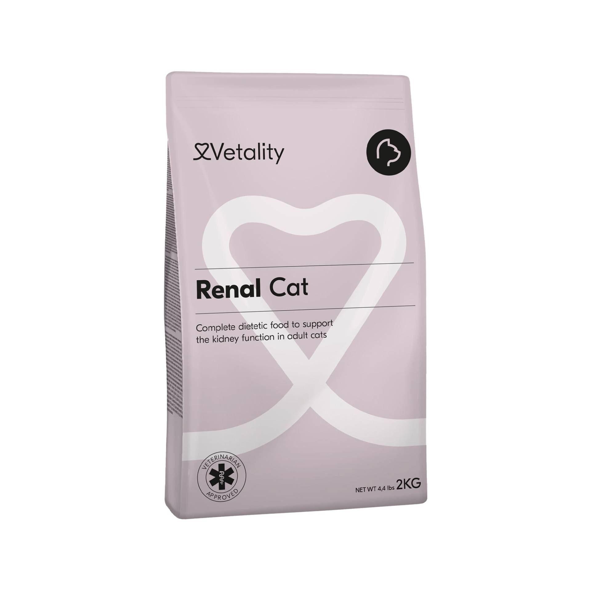 Vetality Renal Cat - 2 kg + 6 x 100 g Renal Cat Wet von Vetality