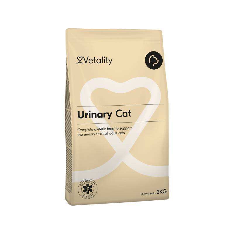 Vetality Urinary Cat - 2 kg + 6 x 100 g Urinary Cat Wet von Vetality