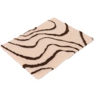 Vetbed® Isobed SL Haustierdecke Wave, creme/braun - L 75 x B 50 cm (Größe S) von Vetbed