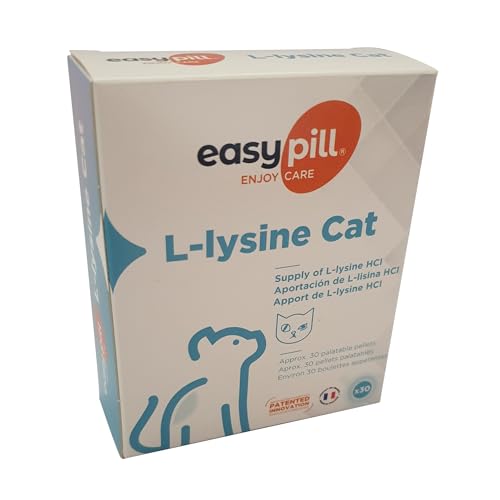 Easypill L-Lysine für Katzen, 30 x 2 g-Tabletten von Alvetra