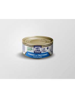 Vetline Nasse erwachsene Katze scat. von 70 gr (Thunfisch und Truthahn natürlich) von Vetline