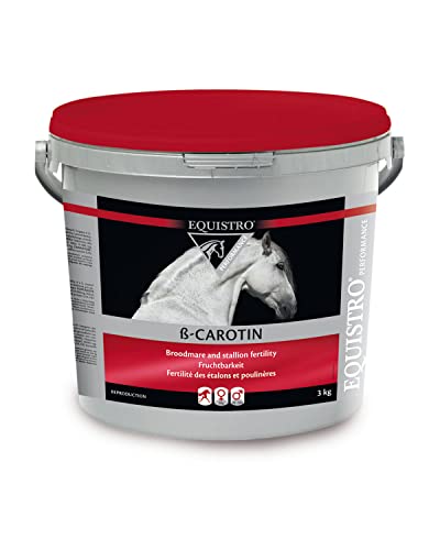 EQUISTRO® ß-Carotin | Ergänzungsfuttermittel für Pferde | Für EIN optimales Reproduktionsgeschehen bei Zuchtstuten &–Hengsten | Premium Qualität | 3kg von Vetoquinol - Equistro
