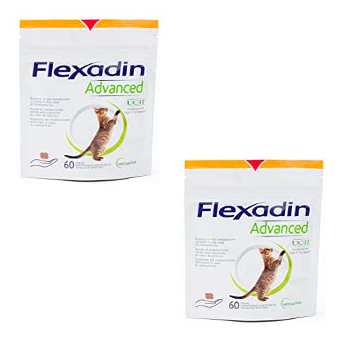 Vetoquinol Flexadin Advanced für Katzen - Doppelpack - 2 x 60 Stück von Vetoquinol