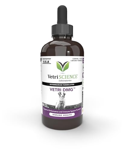 VetriScience Vetri DMG Liquid Drop – 114 ml Flasche – Immununterstützende Nahrungsergänzungsmittel für Hunde und Katzen ​ von Vetri-Science Laboratories