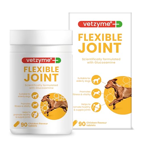 Vetzyme 22731/3157 Flexible Gelenke fÃ1/4r Hunde Tabletten (Pot-GrÃÃŸe: 90 Tabletten), einen Artikel von Vetzyme