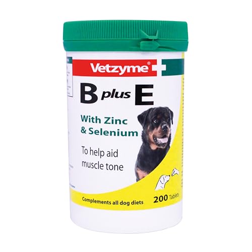 Vetzyme B Plus E Tabletten mit Zink und Selenium, 200 Tabletten von Vetzyme