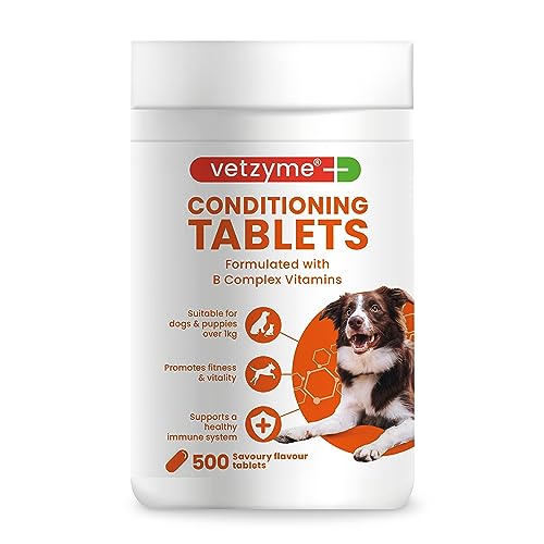 Vetzyme Conditioning Tabletten für Hunde (Pot Size: 500 Tabletten), einen Artikel von Vetzyme