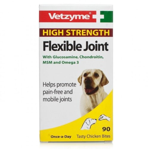 Vetzyme Flexible Joint sehr stark für flexible Gelenke 90 Tabletten von Vetzyme