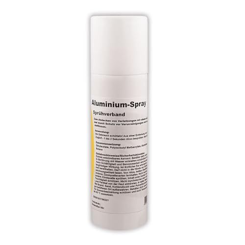 Veyx SanDitan Aluminium-Spray | 200 ml | Sprühverband für Tiere | Zur Herstellung eines elastischen, luftdurchlässigen Films auf oberflächlichen Hautverletzungen | Mit Aluminium von Veyx-Pharma