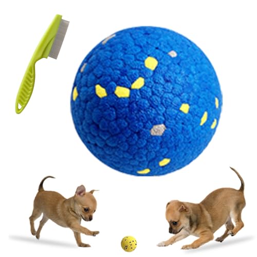 Vgpbphj Dog Tennis Balls for Aggressive Chewers, Indestructible Tennis Balls for Dogs, hundeball unzerstörbar, Hunde wasserspielzeug, hundespielzeug unzerstörbar (B-Blue) von Vgpbphj