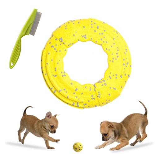 Vgpbphj Dog Tennis Balls for Aggressive Chewers, Indestructible Tennis Balls for Dogs, hundeball unzerstörbar, Hunde wasserspielzeug, hundespielzeug unzerstörbar (D) von Vgpbphj