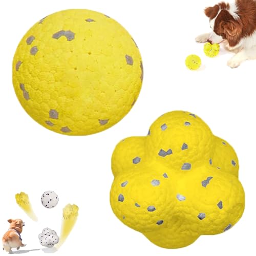 Vgpbphj The Mellow Dog Beruhigungsball, Beruhigungsbälle für Hunde, Mellow Dog Emotional Support Ball, Unzerstörbare Hundetennisbälle, Petbobi Ball für aggressive Kauer (A1+B1) von Vgpbphj