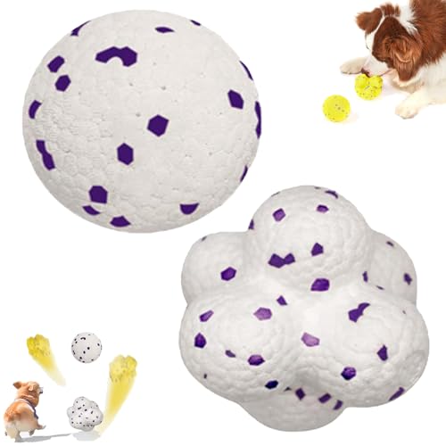 Vgpbphj The Mellow Dog Beruhigungsball, Beruhigungsbälle für Hunde, Mellow Dog Emotional Support Ball, Unzerstörbare Hundetennisbälle, Petbobi Ball für aggressive Kauer (A2+B2) von Vgpbphj