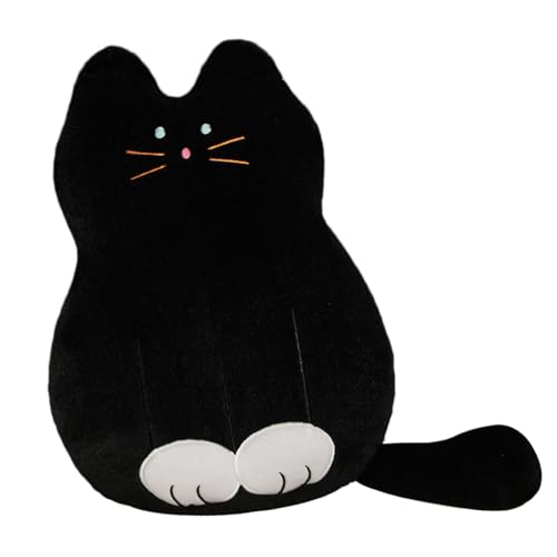 Fat Cat Plushies, Katzenplüschtier - Katze Plüsch Stofftier,Süßes Katzenpuppenspielzeug, flauschige Plüschkatze, weicher Katzenplüsch, Katzenstofftierplüsch, flauschiger Katzenwurfplüsch für und Mädch von Vgvgaj