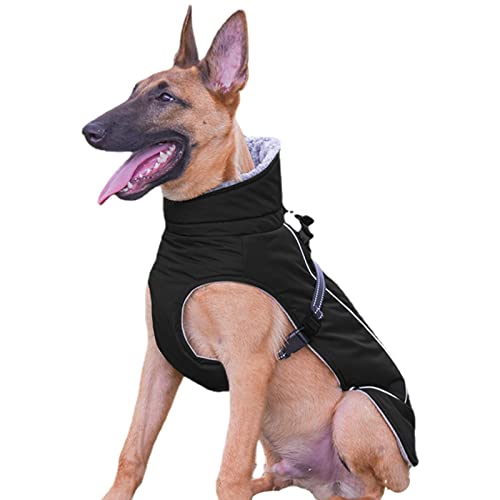 Hunde-Winterjacke – reflektierender Wintermantel für Hunde, Schneejacke, Welpen-Kleidung | wasserdichte Hunde-Schneejacke, weicher und warmer Mantel für kaltes Wetter, für von Vgvgaj