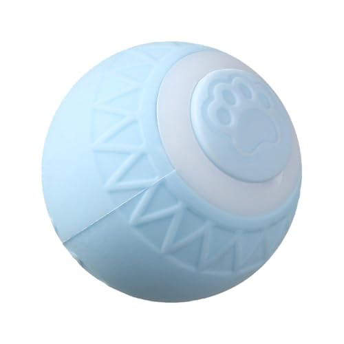 Vgvgaj Blue PP Intelligenter Rollender Ball 37 G Interaktives Katzenspielzeug Ball 2 Stück Wiederaufladbares Interaktives Ball 360° Selbstdrehender Elektronischer Katzenball Durchmesser 4.5 cm von Vgvgaj