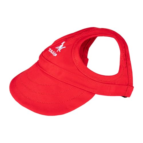 Outdoor Sun Protection Hood for Dogs, Outdoor Sonnenschutz Hut für Hunde, Hunde Baseballmütze, Basecap Modischer Verstellbar Sonnenschutz Hut Hundecap mit Ohrlöchern von Vhersily