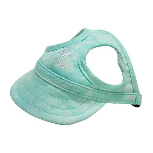 Outdoor Sun Protection Hood for Dogs, Outdoor Sonnenschutz Hut für Hunde, Hunde Baseballmütze, Basecap Modischer Verstellbar Sonnenschutz Hut Hundecap mit Ohrlöchern von Vhersily