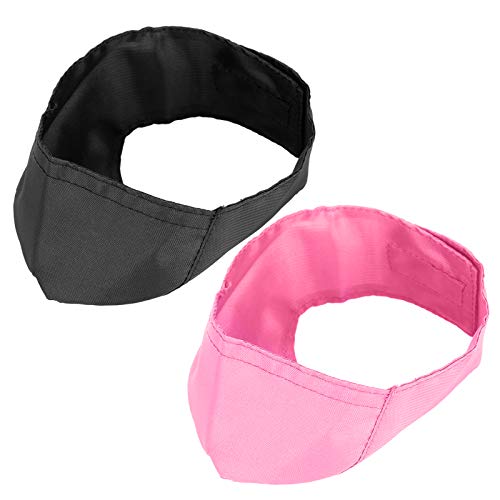 2 Stück Pet Cat Muzzle, Atmungsaktives Nylongewebe Anti-Biting Muzzle Cat Restraint Muzzle mit Weichem, Flexiblem Material für die Pflege von Badechirurgen und das Trimmen von Nägeln[L]Maulkörbe von ViaGasaFamido