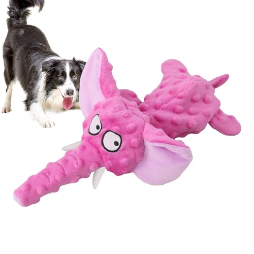 Elefanten-Hundespielzeug, quietschendes Hundespielzeug, Kleines Elefanten-Plüschtier, Wiederverwendbarer quietschender Plüsch für den Außenbereich, 11,81 Zoll großes Zahnreinigungsspielzeug für Hunde, Elefanten-Hundespielzeug, quietschendes Hundespielzeug, Kleines Elefanten-Plüschtier, Wiederverwendbarer quietschender Plüsch für den Außenbereich, 11,81 Zoll großes Zahnreinigungsspielzeug für Hunde, von Vibhgtf