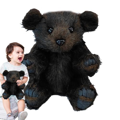 Vibhgtf 11-Zoll-Teddybär, simulierter brauner Teddybär, niedliche Braunbär-Kuscheltiere, realistischer Teddybär für Kinder und Erwachsene von Vibhgtf