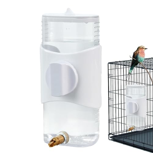 Wasserspender für Vögel - Trinkbrunnen für, Futterspender für | Wasserflasche für Futterautomat für Vögel, Futterspender für Vogelkäfig Distrib von Vibhgtf