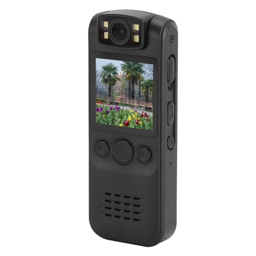 Katzenkamerahalsband, HD 1080P 120° Weitwinkel-Actionkameras mit Magnetclip, Tragbarer Anti-Shake-Videorecorder für Outdoor-Sport-Vlogging von Vikye