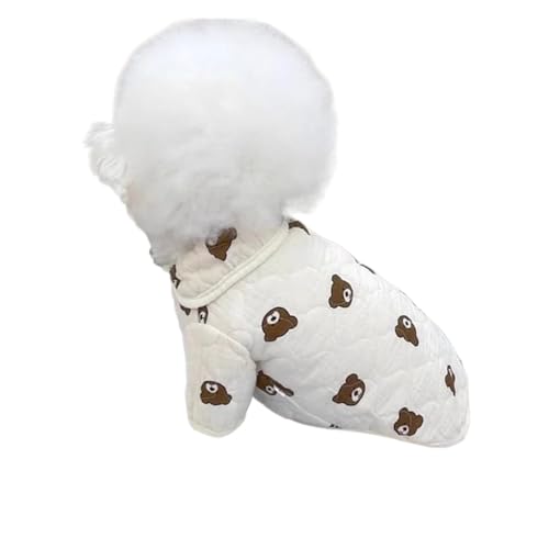 Winter Haustier Hundemantel Kleidung Mode Warme Welpenjacke Teddy VIP Bekleidung York Pudel Shih Tzu Kleine Hunde Outfit Kleidung (Farbe: 3, Größe: S) von VinerY