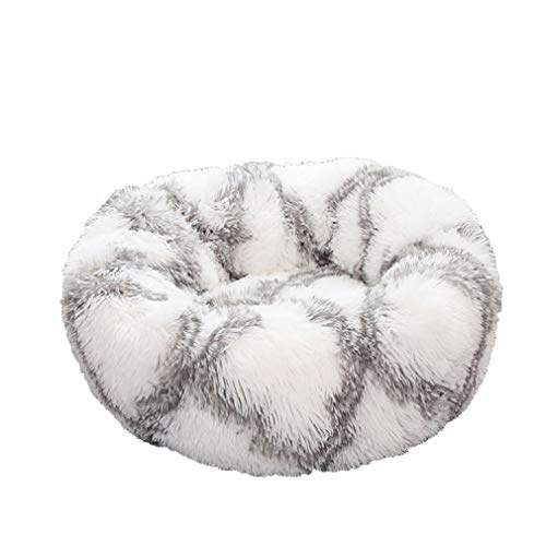 Vinnykud Gradient Haustierbett Rundes Plüsch Bett für Haustiere in Doughnut-Form Hundebett Katzenbett Flauschig Weich Hundekissen Hundesofa Wasserfeste Unterseite Katzensofa von Vinnykud