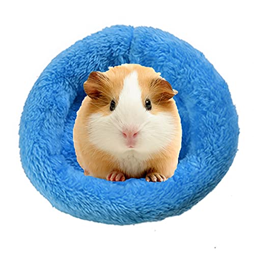 Vinnykud Hamsterbett für Kleintiere Haustierbett Rundes Plüsch Bett für Hamster in Doughnut-Form Plüsch Baumwolle Schlafen Bett für Meerschweinchen von Vinnykud