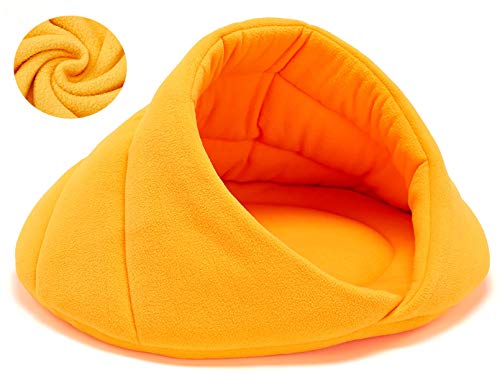 Vinnykud Hundebetten Polar Fleece Katzenschlafsack Indoor Welpen Kitten Cave Bed Warme Haustiermatte von Vinnykud