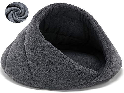 Vinnykud Hundebetten Polar Fleece Katzenschlafsack Indoor Welpen Kitten Cave Bed Warme Haustiermatte von Vinnykud