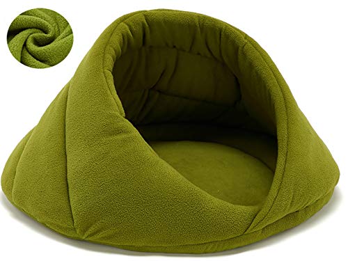 Vinnykud Hundebetten Polar Fleece Katzenschlafsack Indoor Welpen Kitten Cave Bed Warme Haustiermatte von Vinnykud