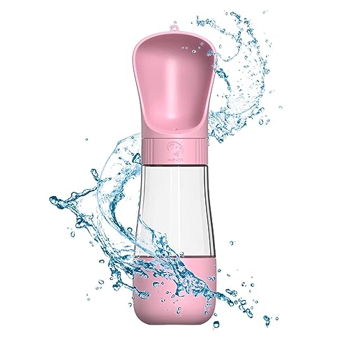 Violotoris Mit Futterbehälter Chafe Hundezelt Flasche Haustier für Outdoor-Wanderungen(Rosa) von Violotoris