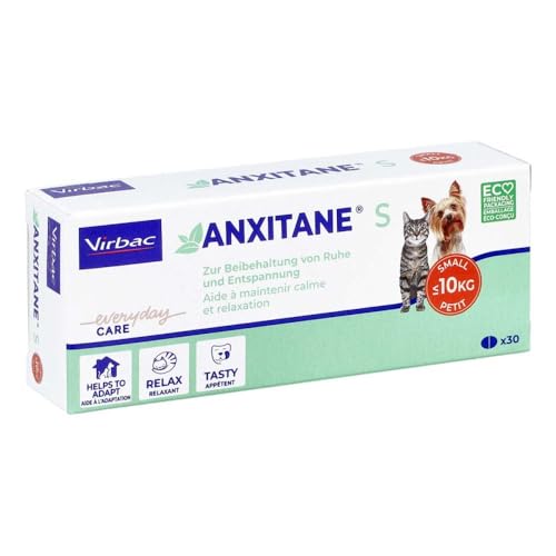 ANXITANE S Tabletten f.Hunde/Katzen <10 kg 30 St von Virbac Tierarzneimittel GmbH