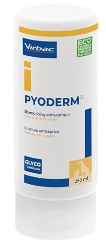 Pyoderm Dermatologisches Shampoo 250 ml für Haut mit mikrobiellem Ungleichgewicht für Hunde und Katzen von Virbac