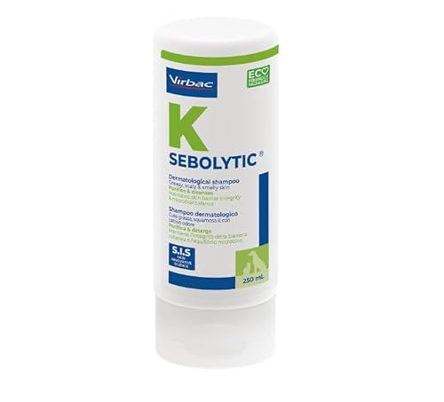 Virbac SEBOLYTIC SIS Shampoo 250 ml, Weiß von Virbac