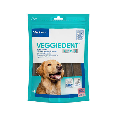 VeggieDent FR3SH - für Hunde von 5 bis 10 kg - 15 Streifen von Virbac