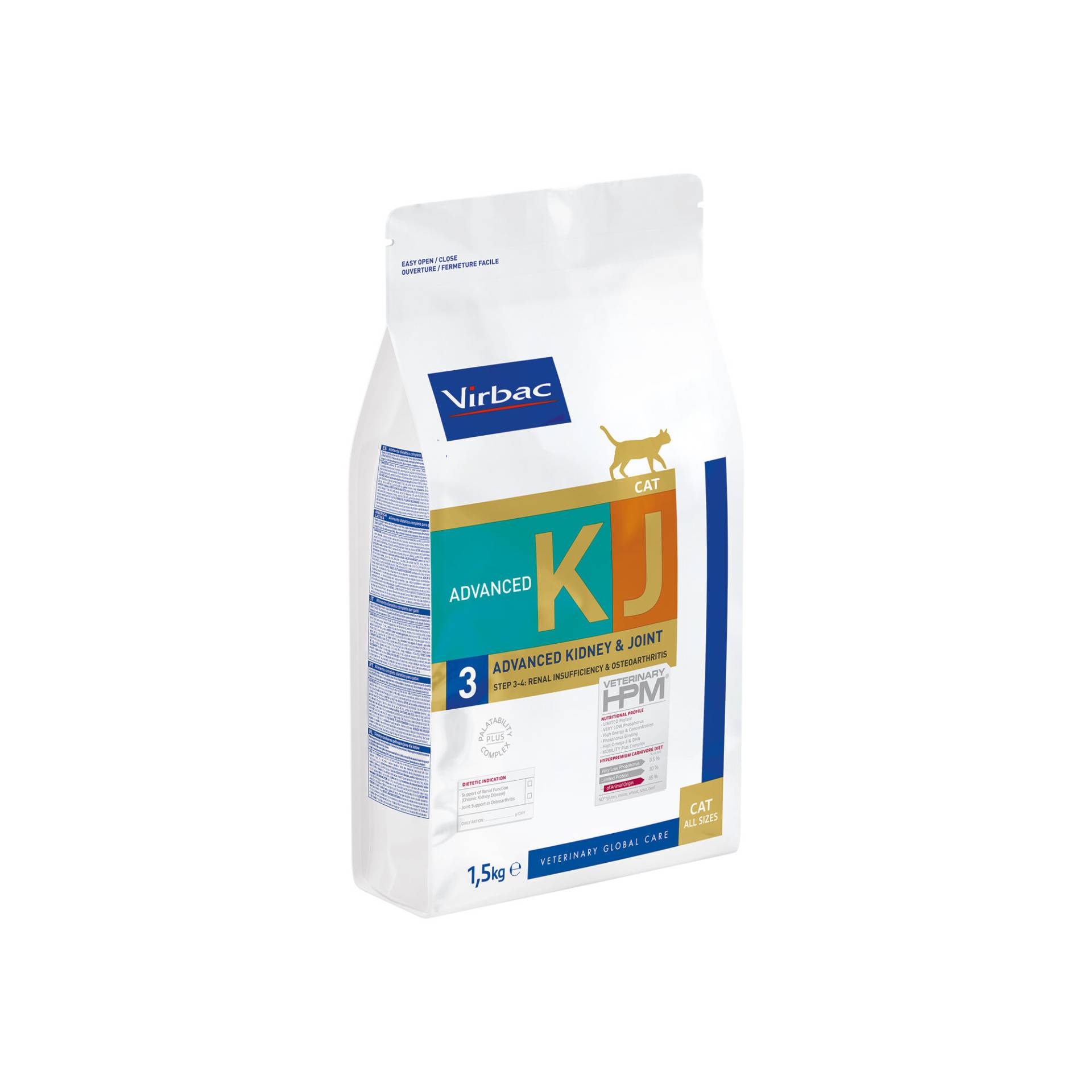 Veterinary HPM Dietetic Cat - Advanced Kidney & Joint - 1.5 kg Veterinary HPM Dietetic Cat - Advanced Kidney & Joint - 1.5 kg von Virbac