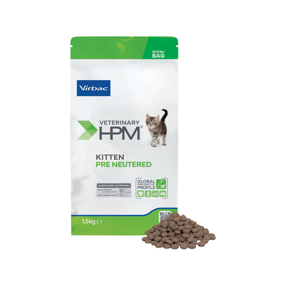 Veterinary HPM - Kitten Pre Neutered Katzenfutter - 1,5 kg Veterinary HPM - Kitten Pre Neutered Katzenfutter - 1,5 kg von Virbac