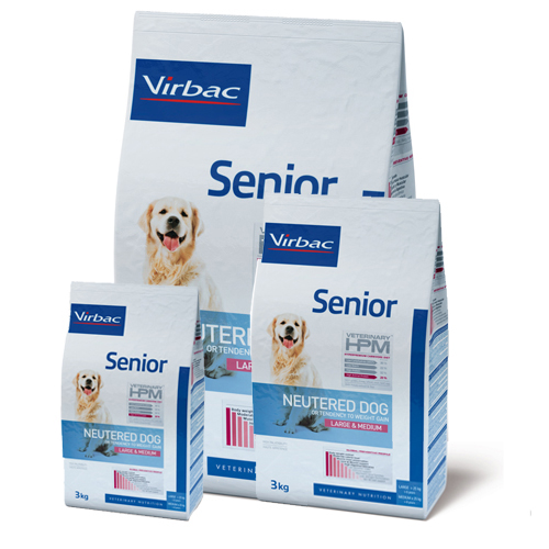 Veterinary HPM Senior Large & Medium Neutered Hundefutter - 12 kg von Virbac