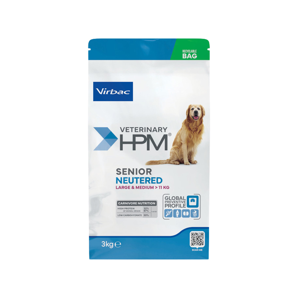 Veterinary HPM - Senior Neutered Dog - Large & Medium Hundefutter - 12 kg Veterinary HPM - Senior Neutered Dog - Large & Medium Hundefutter - 12 kg von Virbac