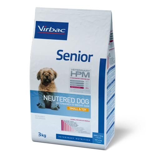 Veterinary HPM Senior Small & Toy Neutered Hundefutter - 7 kg von Virbac