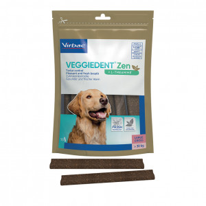 Virbac Veggiedent Zen Kaustreifen Hund L (15 Stk.) 1 Packung von Virbac