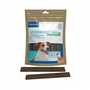 Virbac Veggiedent Zen Kaustreifen Hund S (15 st.) 2 Packungen von Virbac