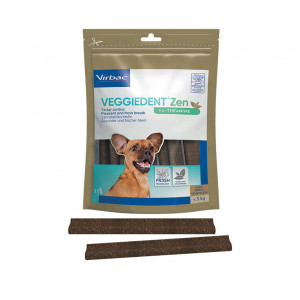 Virbac Veggiedent Zen Kaustreifen Hund XS (15 st.) 2 Packungen von Virbac