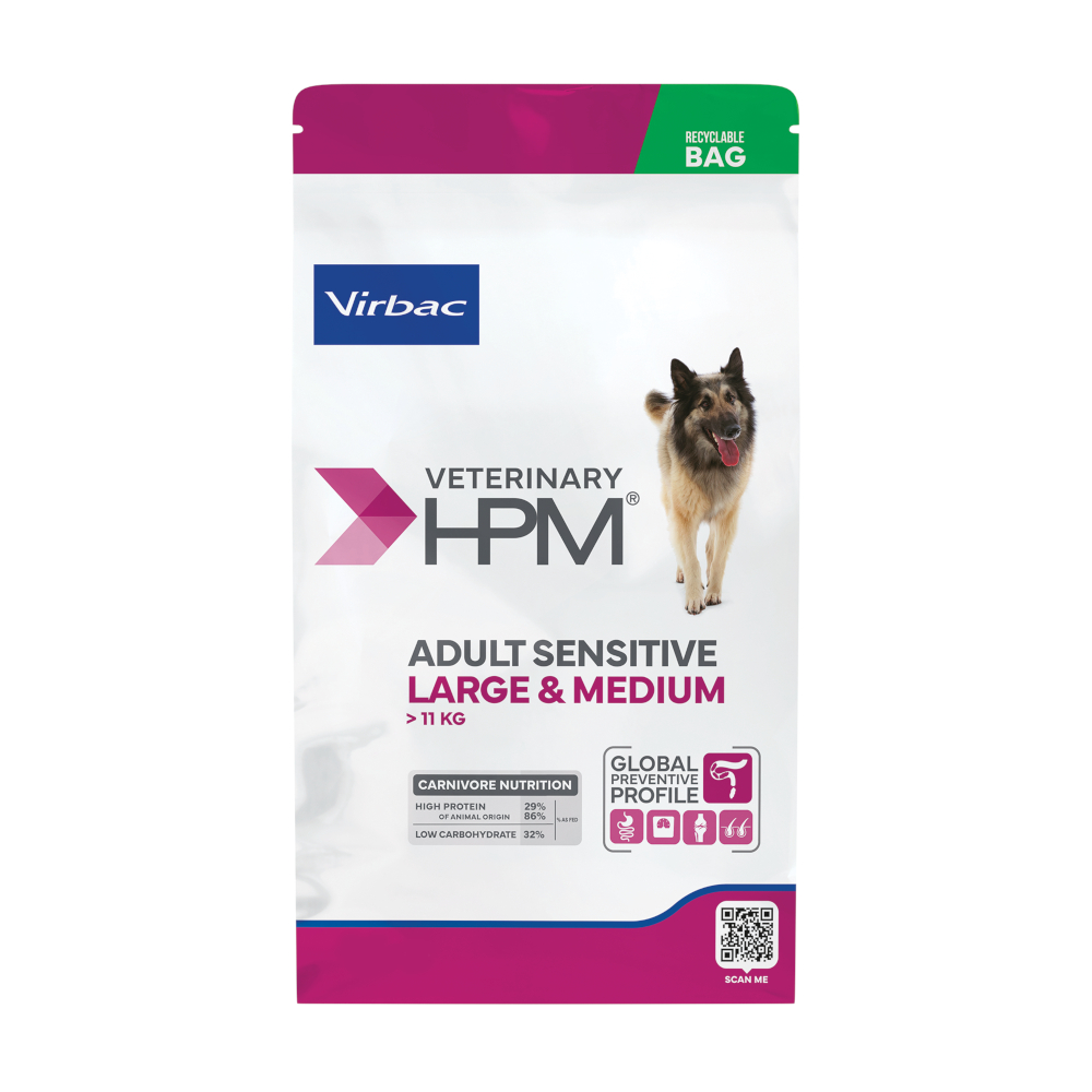 Virbac Veterinary HPM Adult Dog Sensitive Digest Large & Medium - Sparpaket: 2 x 12 kg Virbac Veterinary HPM Adult Dog Sensitive Digest Large & Medium - Sparpaket: 2 x 12 kg von Virbac
