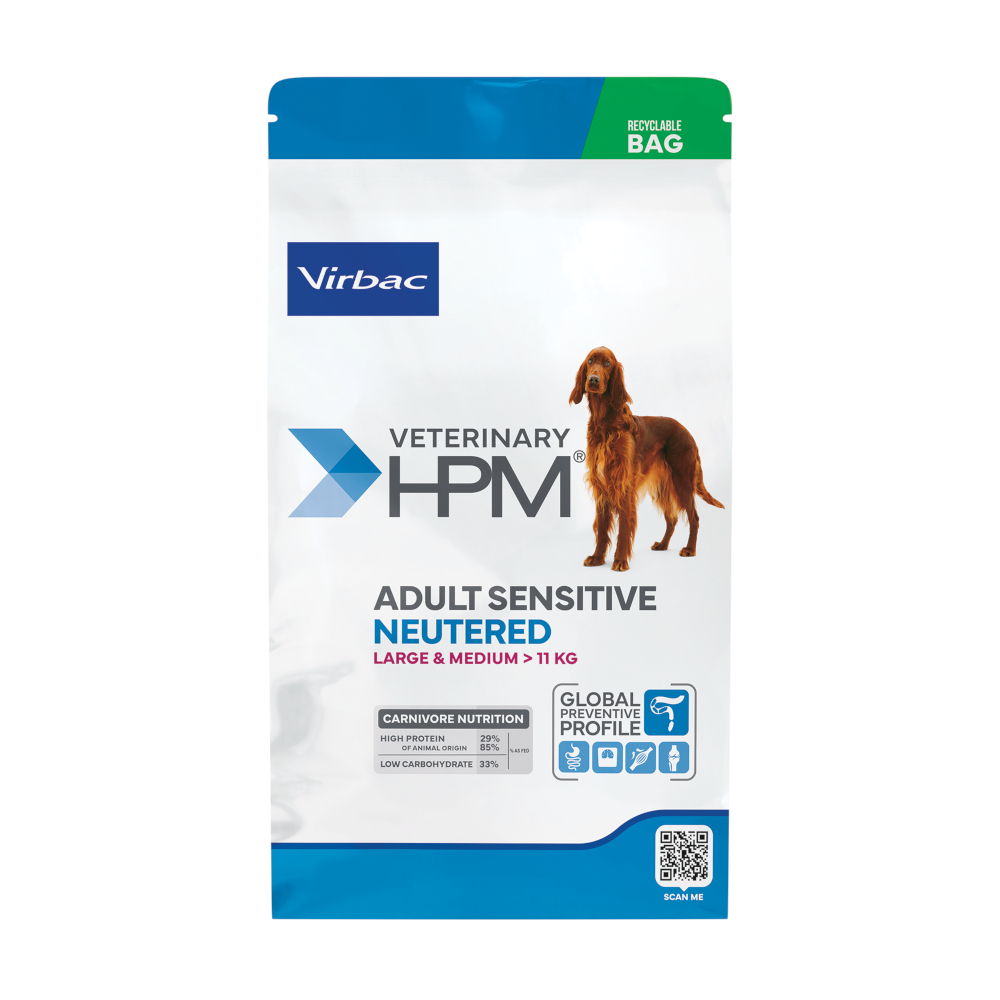 Virbac Veterinary HPM Adult Sensitive Neutered Dog Large & Medium - Sparpaket: 2 x 12 kg Virbac Veterinary HPM Adult Sensitive Neutered Dog Large & Medium - Sparpaket: 2 x 12 kg von Virbac