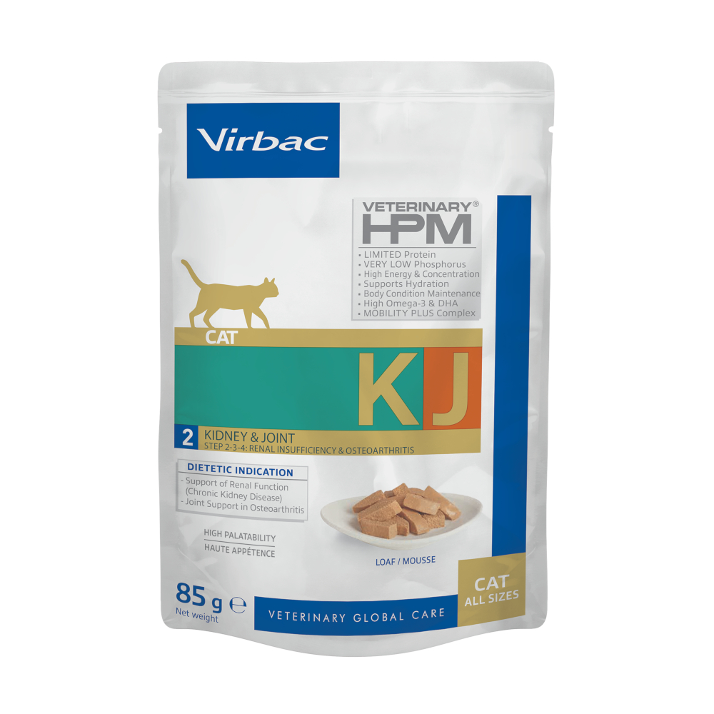 Virbac Veterinary HPM Cat Kidney & Joint KJ2 - 24 x 85 g Virbac Veterinary HPM Cat Kidney & Joint KJ2 - 24 x 85 g von Virbac
