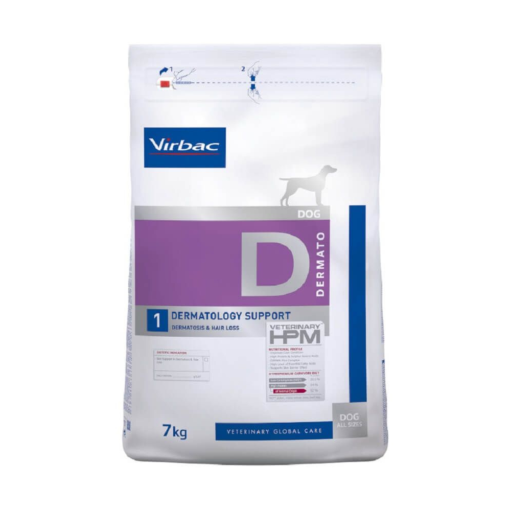 Virbac Veterinary HPM Dog Dermatology Support D1 - 7 kg von Virbac